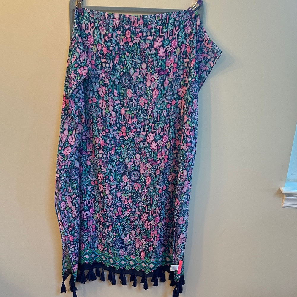 Lilly Pulitzer Resort Scarf – “Low Tide Jewelry” Collectible Print